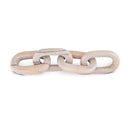  Meridian Lynx Pink Marble Decorative Chain Links IMAGE 1