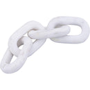  Color_White -- Lynx White Marble Decorative Chain Links IMAGE 3