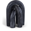  Color_Black -- Arco Black Marble 3 pc Decorative Object IMAGE 1