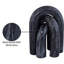  Color_Black -- Arco Black Marble 3 pc Decorative Object IMAGE 6