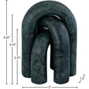  Color_Green -- Arco Green Marble 3 pc Decorative Object IMAGE 5