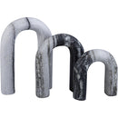  Color_Panda -- Arco Panda Marble 3 pc Decorative Object IMAGE 3