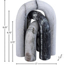  Color_Panda -- Arco Panda Marble 3 pc Decorative Object IMAGE 5