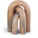  Color_Pink -- Arco Pink Marble 3 pc Decorative Object IMAGE 1