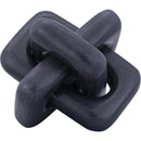  Color_Black -- Bond Black Marble Decorative Knot IMAGE 3