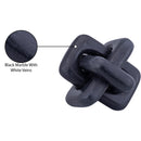 Color_Black -- Bond Black Marble Decorative Knot IMAGE 6