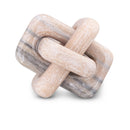  Color_Pink -- Bond Pink Marble Decorative Knot IMAGE 1