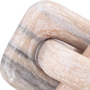  Color_Pink -- Bond Pink Marble Decorative Knot IMAGE 4