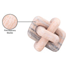  Color_Pink -- Bond Pink Marble Decorative Knot IMAGE 6
