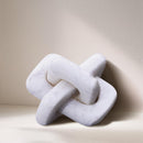  Color_White -- Bond White Marble Decorative Knot IMAGE 2