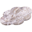  Color_Beige -- Meridian Rimini Clover Shaped Tray IMAGE 3