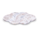 Meridian Rimini Brown Clover Shaped Marble Tray IMAGE 1