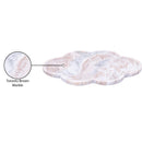  Color_Brown -- Rimini Brown Clover Shaped Marble Tray IMAGE 6