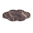  Meridian Rimini Cherry Clover Shaped Marble Tray IMAGE 1