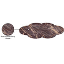  Color_Cherry -- Rimini Cherry Clover Shaped Marble Tray IMAGE 6