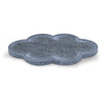  Color_Green -- Rimini Green Clover Shaped Marble Tray IMAGE 1