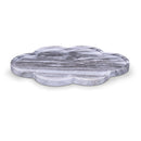  Meridian Rimini Panda Clover Shaped Marble Tray IMAGE 1