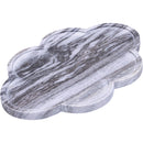  Color_Panda -- Rimini Panda Clover Shaped Marble Tray IMAGE 3