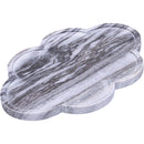 Meridian Rimini Panda Clover Shaped Marble Tray IMAGE 3