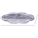  Color_Panda -- Rimini Panda Clover Shaped Marble Tray IMAGE 5