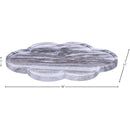  Meridian Rimini Panda Clover Shaped Marble Tray IMAGE 5