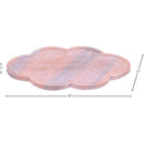  Color_Pink -- Rimini Pink Clover Shaped Marble Tray IMAGE 5