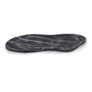  Color_Black -- Arezzo Black Marble Tray IMAGE 1