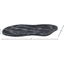  Color_Black -- Arezzo Black Marble Tray IMAGE 5