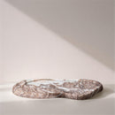  Color_Brown -- Arezzo Brown Marble Tray IMAGE 2