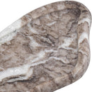  Color_Brown -- Arezzo Brown Marble Tray IMAGE 4