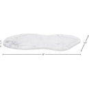  Color_White -- Arezzo White Marble Tray IMAGE 5