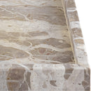  Meridian Barletta Beige Square Marble Tray IMAGE 4