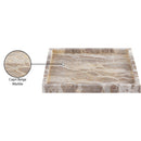  Meridian Barletta Beige Square Marble Tray IMAGE 6