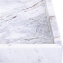  Color_Brown -- Barletta Brown Square Marble Tray IMAGE 4