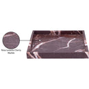  Meridian Barletta Cherry Square Marble Tray IMAGE 6