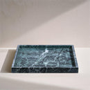  Meridian Barletta Green Square Marble Tray IMAGE 2