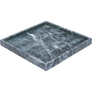  Color_Green -- Barletta Green Square Marble Tray IMAGE 3