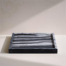  Meridian Barletta Panda Square Marble Tray IMAGE 2