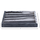  Color_Panda -- Barletta Panda Square Marble Tray IMAGE 5