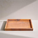 Color_Pink -- Barletta Pink Square Marble Tray IMAGE 2