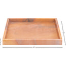 Color_Pink -- Barletta Pink Square Marble Tray IMAGE 5