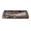  Color_Cherry -- Barletta Cherry Rectangular Marble Tray IMAGE 1