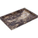  Color_Cherry -- Barletta Cherry Rectangular Marble Tray IMAGE 3