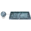  Color_Green -- Barletta Green Rectangular Marble Tray IMAGE 6