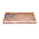  Color_Pink -- Barletta Pink Rectangular Marble Tray IMAGE 1