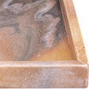  Color_Pink -- Barletta Pink Rectangular Marble Tray IMAGE 4