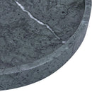 Color_Green -- Barletta Green Round Marble Tray IMAGE 4
