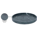  Color_Green -- Barletta Green Round Marble Tray IMAGE 6