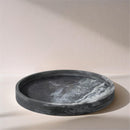  Color_Panda -- Barletta Panda Round Marble Tray IMAGE 2
