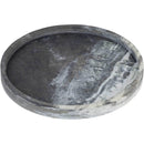  Color_Panda -- Barletta Panda Round Marble Tray IMAGE 3
